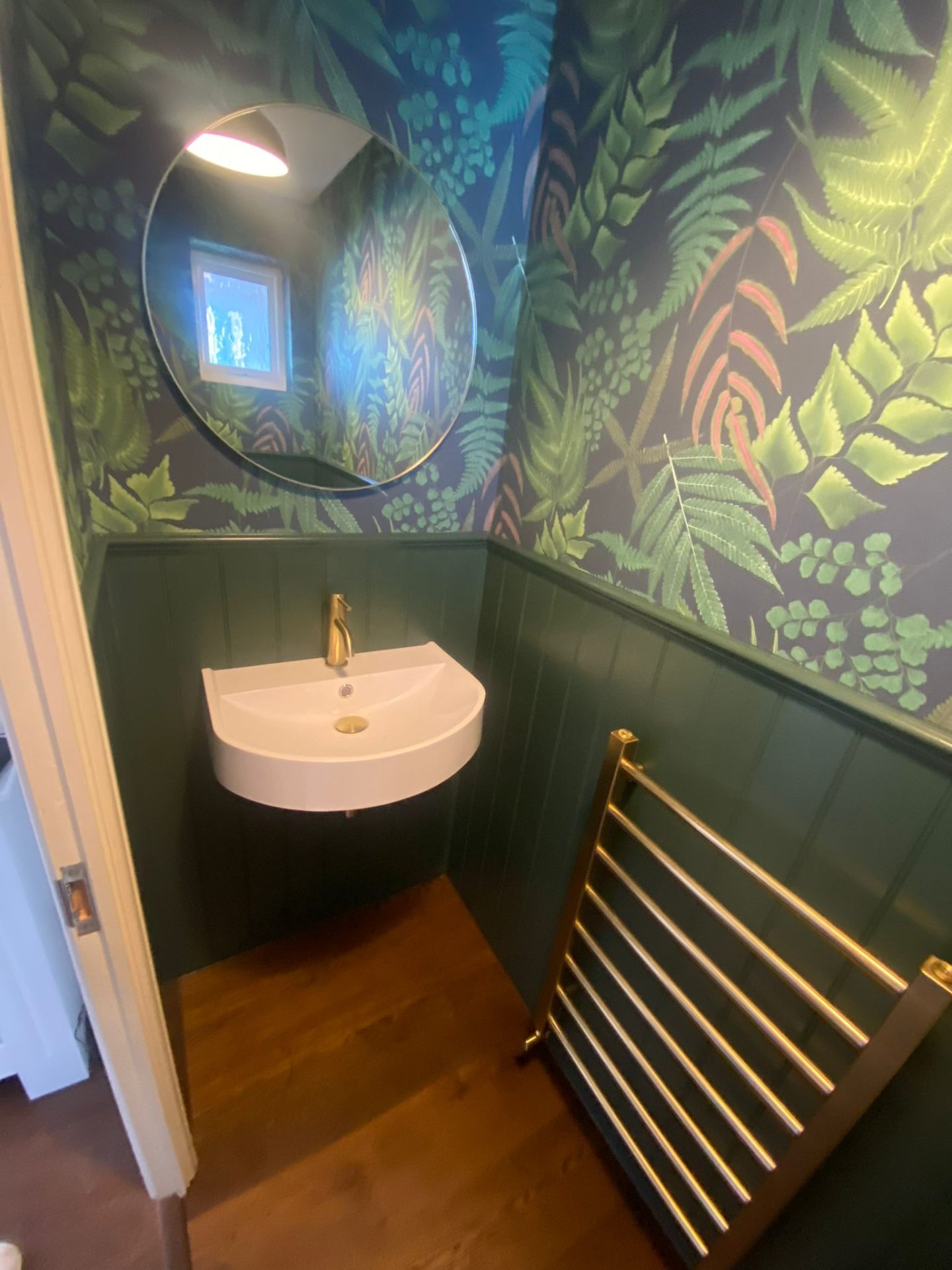 Cloakroom Basin Detail — expert bathroom fitting by LUXE Bathrooms East Sussex