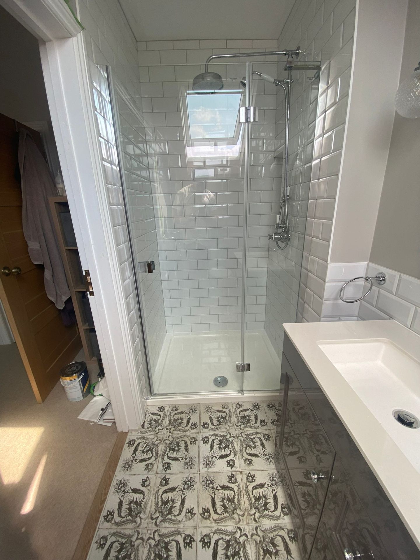 Shower Room with Subway Tiles — expert bathroom fitting by LUXE Bathrooms East Sussex
